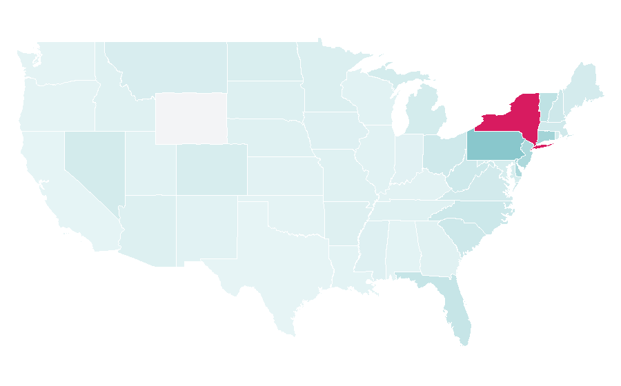 Affinity by region — New York Islanders, United States