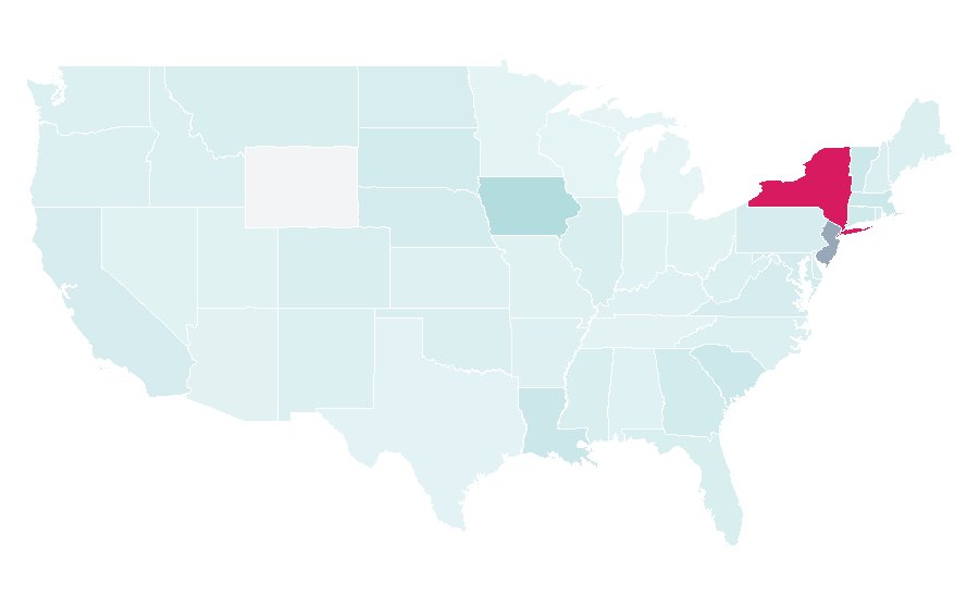 Affinity by region — New York Life Insurance Company, United States