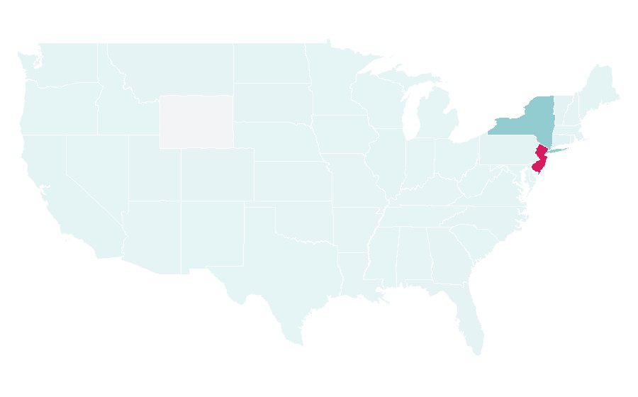 Affinity by region — Newark Liberty International Airport, United States