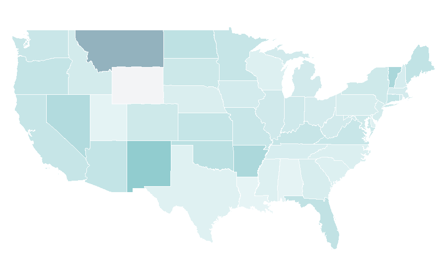 Affinity by region — NewsNow, United States
