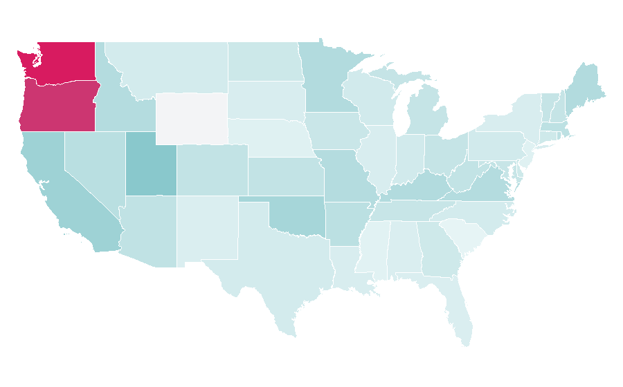 Affinity by region — Ni no Kuni, United States