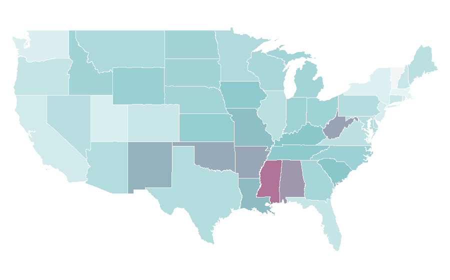 Affinity by region — Nia Peeples, United States