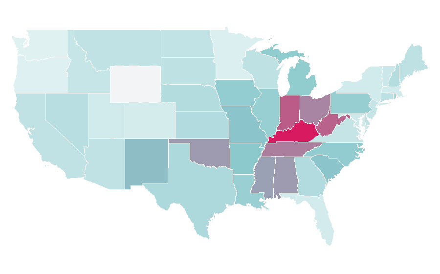 Affinity by region — Nick Castle, United States