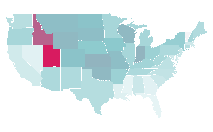Affinity by region — Night at the Museum, United States