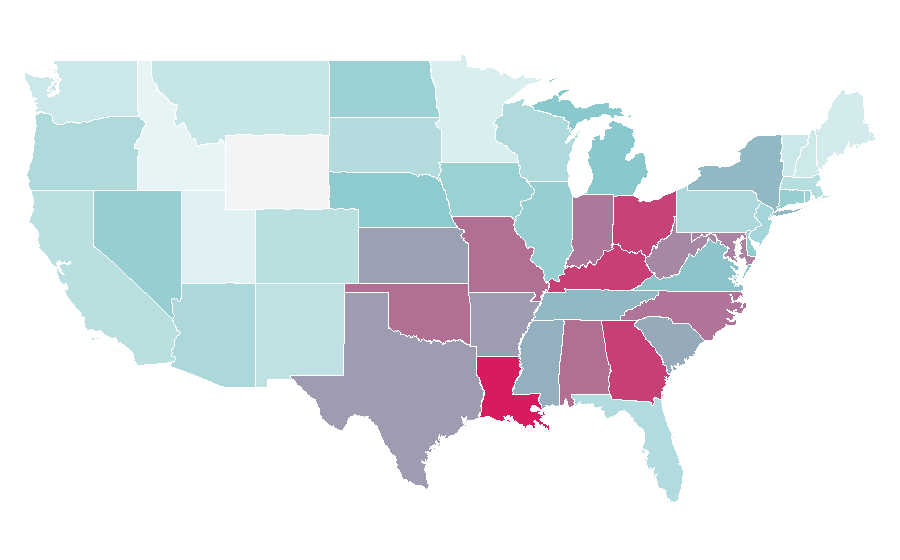 Affinity by region — NikeID, United States
