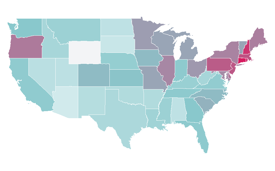 Affinity by region — No Good Deed, United States