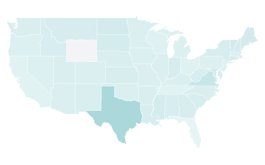 Affinity by region — No Labels, United States