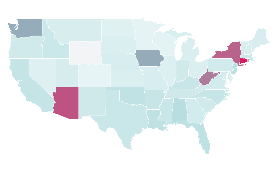 Affinity by region — Noah (band), United States