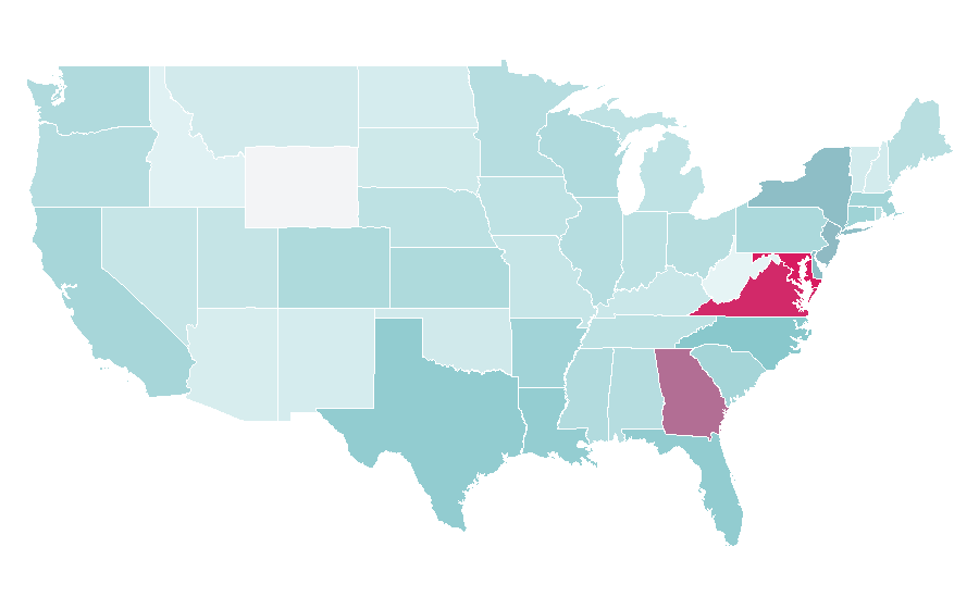 Affinity by region — Noah Lyles, United States
