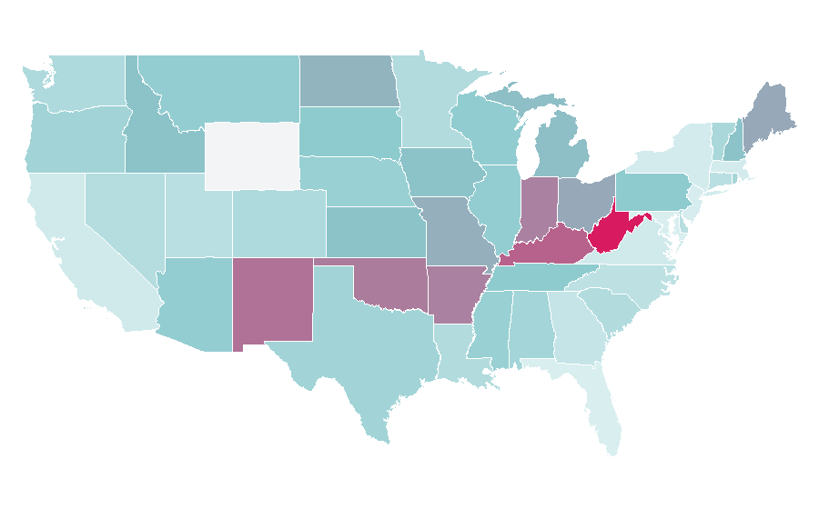 Affinity by region — Noel Fisher, United States