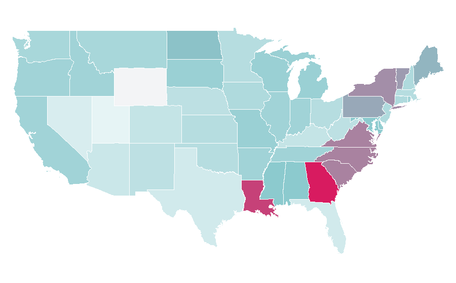 Affinity by region — Noisey, United States
