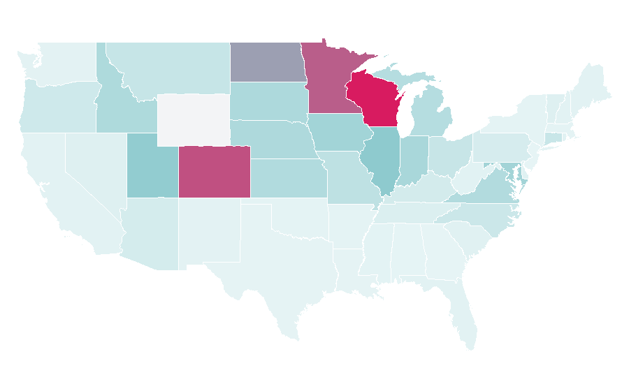Affinity by region — Noodles & Company, United States