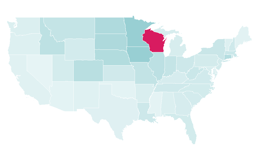 Affinity by region — Northwestern Mutual, United States