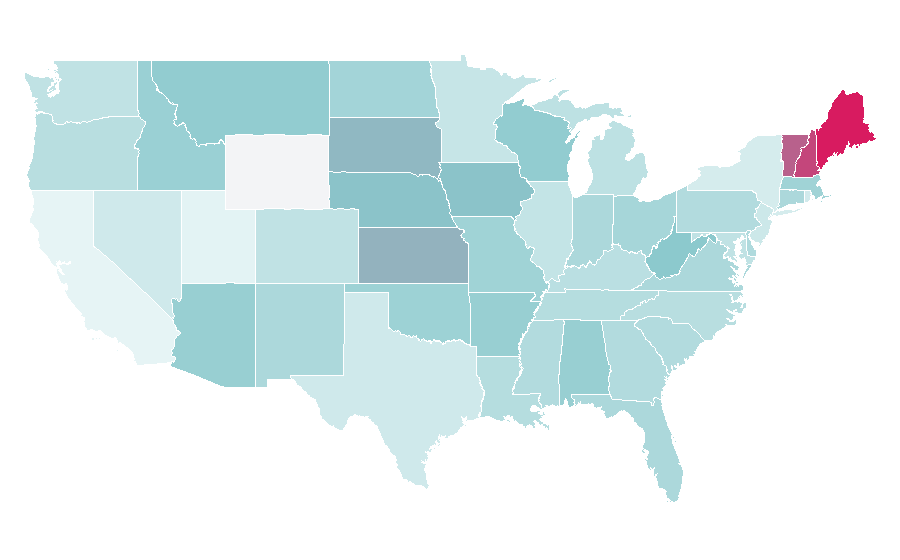 Affinity by region — Norton AntiVirus, United States