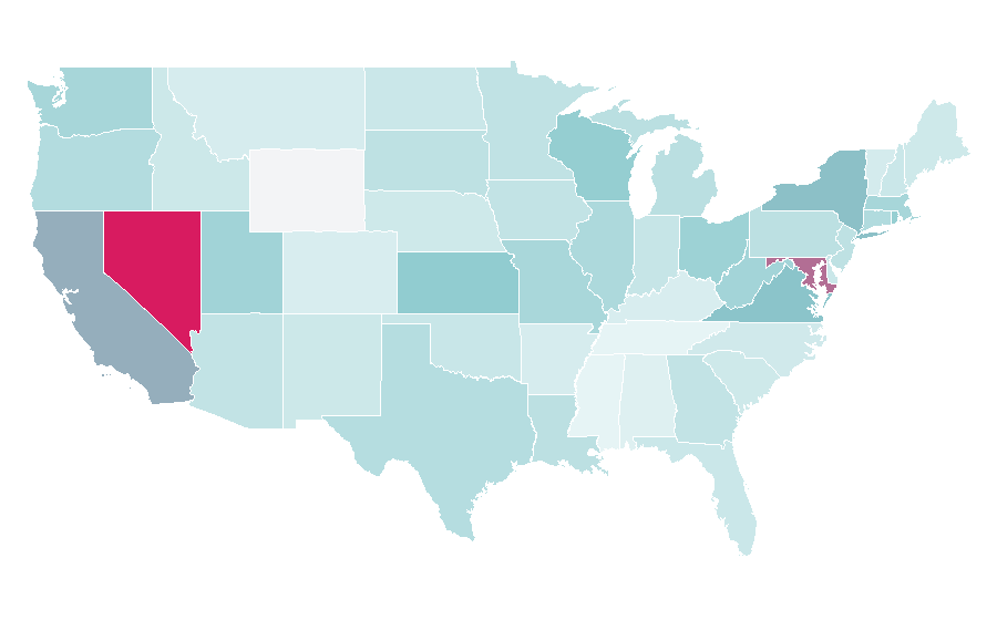 Affinity by region — Nylon (magazine), United States