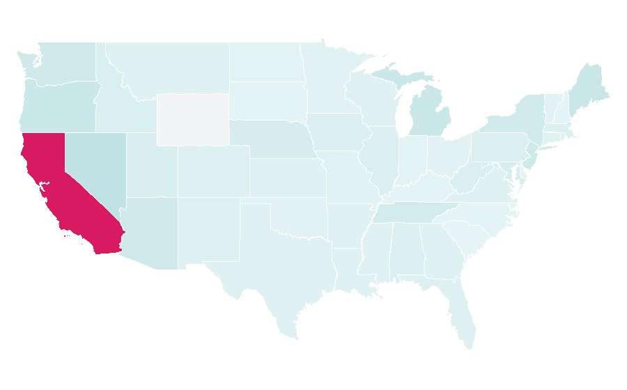 Affinity by region — Oakland, California, United States