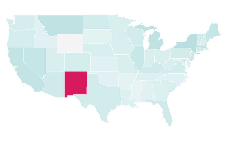 Affinity by region — Oasis (drink), United States