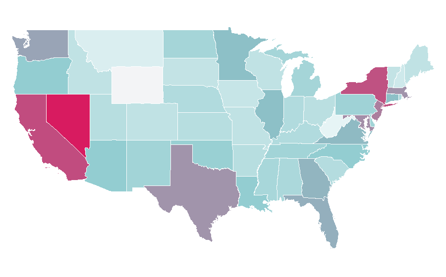 Affinity by region — Oatmeal, United States