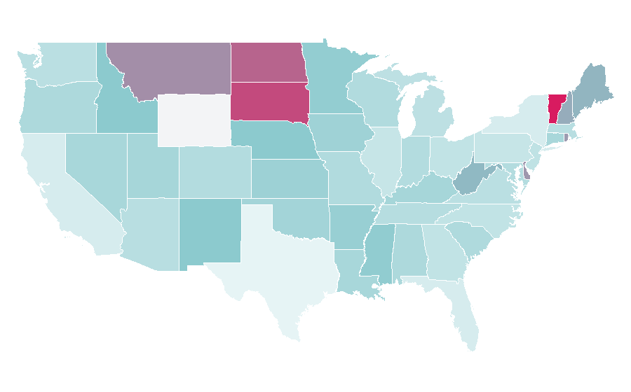 Affinity by region — Observational comedy, United States