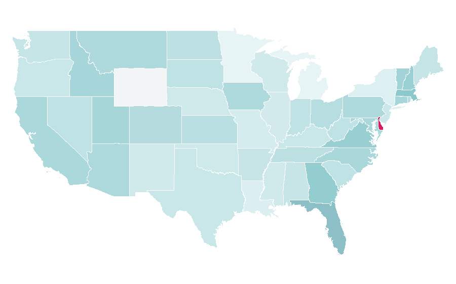 Affinity by region — Obstacle racing, United States