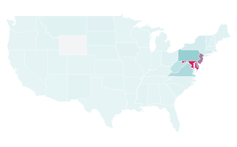 Affinity by region — Ocean City, New Jersey, United States