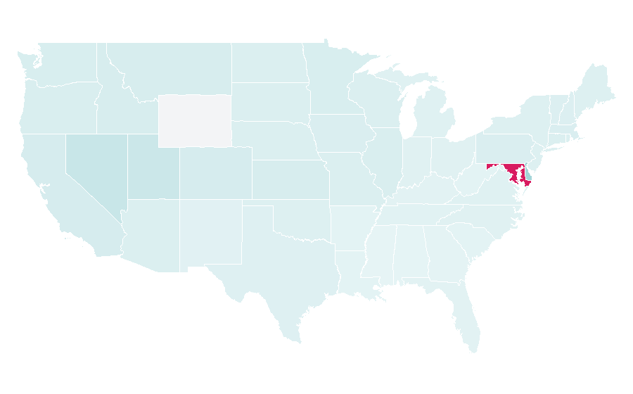 Affinity by region — Ocean's Thirteen, United States