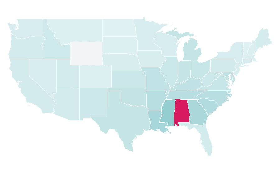 Affinity by region — Octavia Spencer, United States