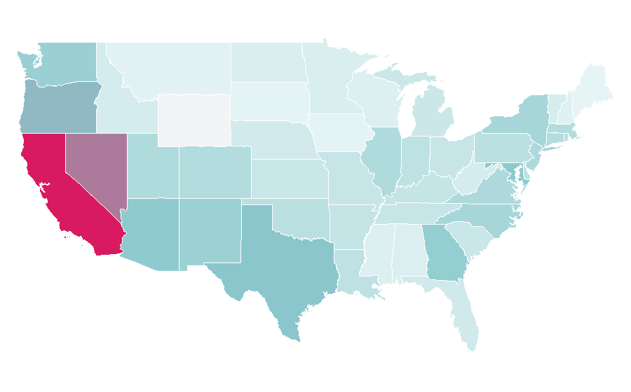 Affinity by region — Odd Future, United States