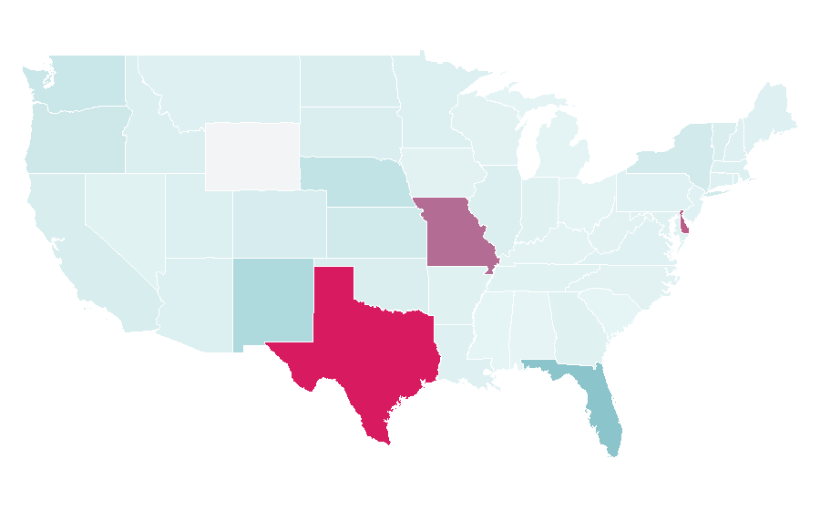 Affinity by region — Odessa, United States
