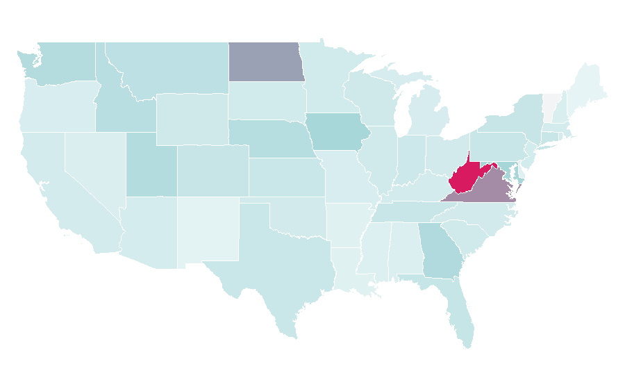 Affinity by region — Office 365, United States