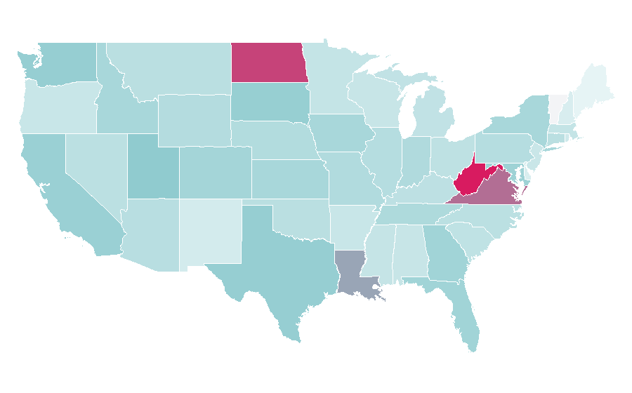 Affinity by region — Office, United States