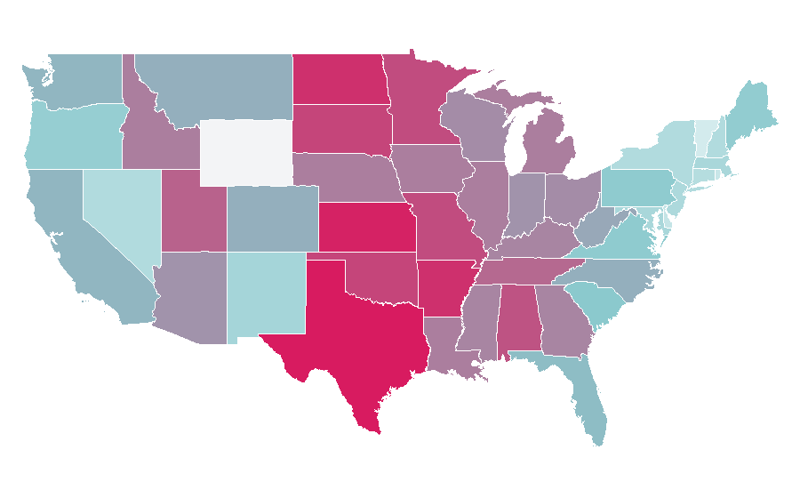 Affinity by region — Office chair, United States