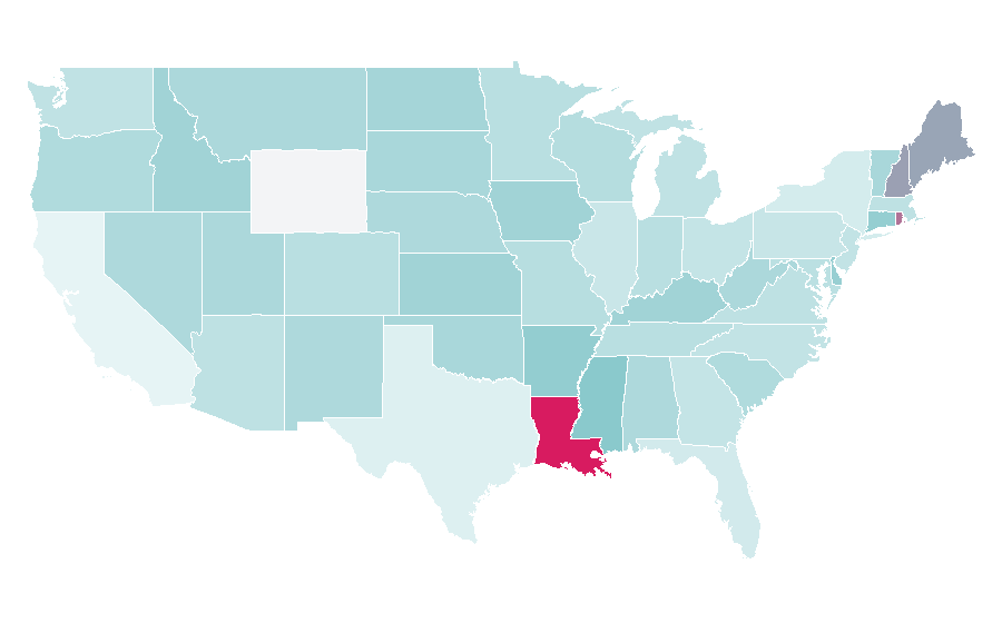 Affinity by region — Offshore construction, United States