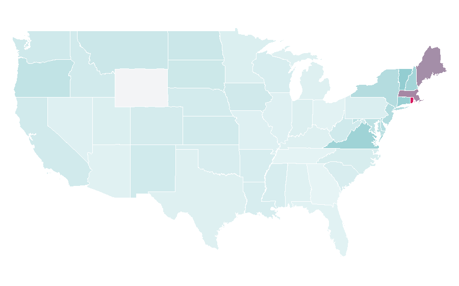 Affinity by region — Offshore wind power, United States