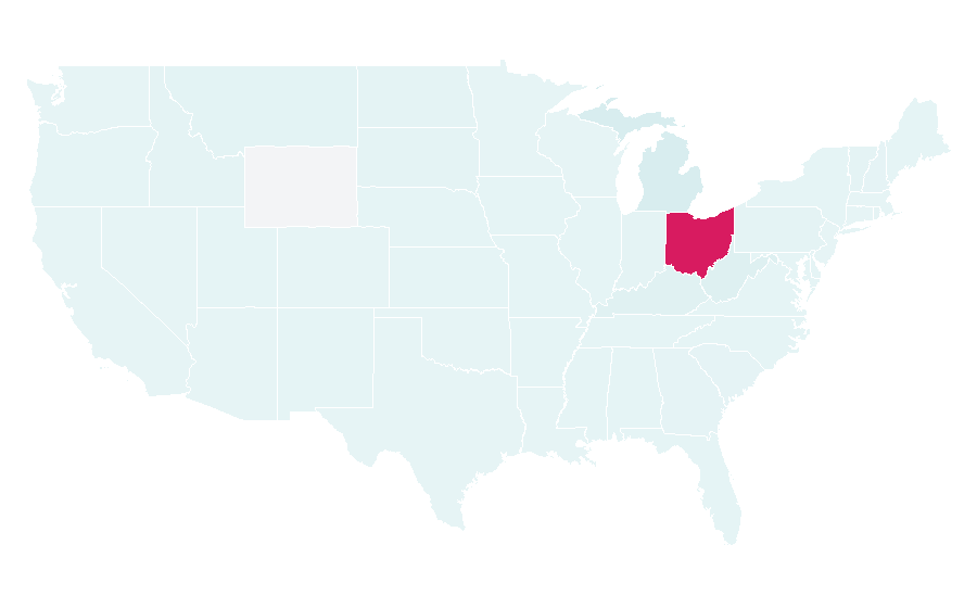 Affinité par région — Ohio Lottery, États-Unis