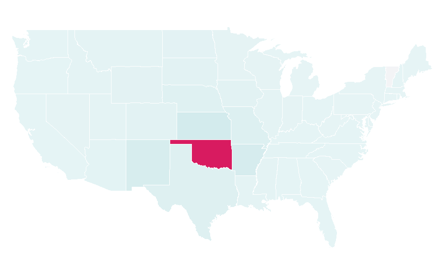 Affinity by region — Oklahoma City, United States