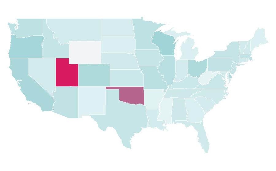 Affinity by region — Oktoberfest, United States
