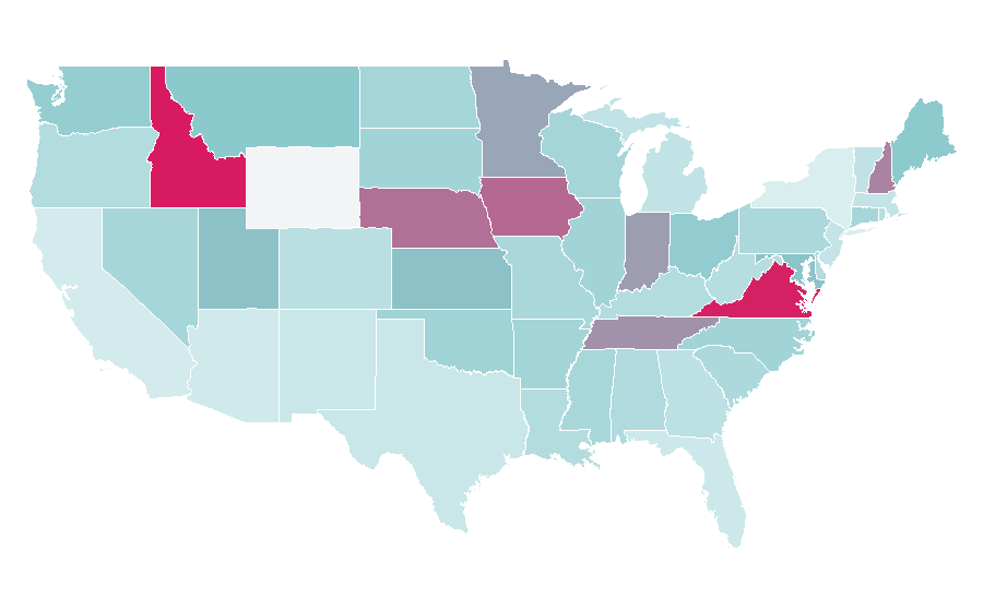 Affinity by region — Old Dominion, United States