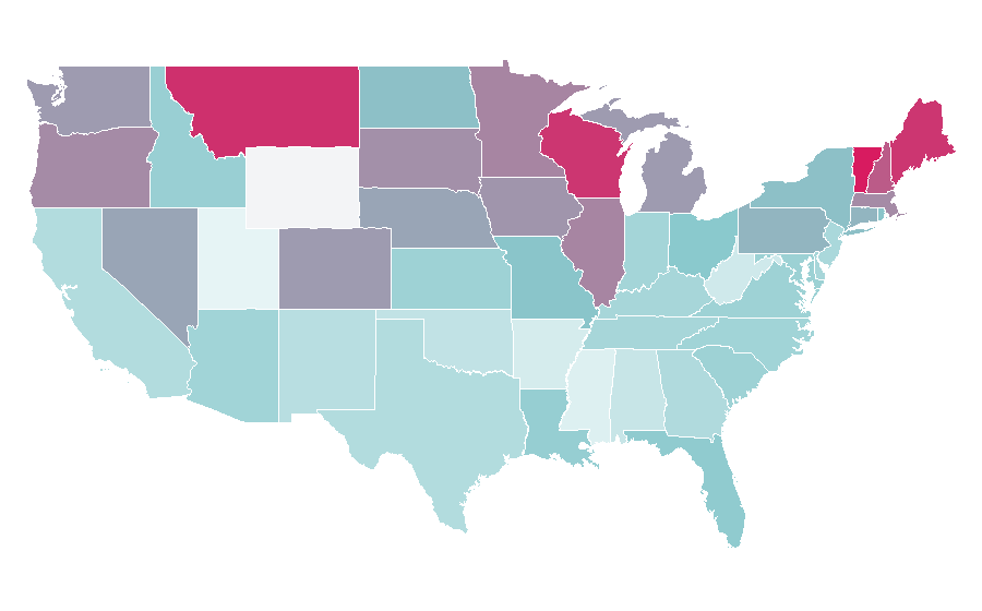 Affinity by region — Old Fashioned, United States