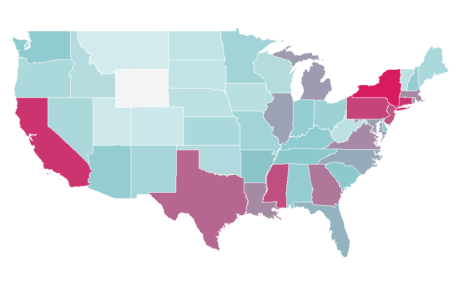 Affinity by region — Olive oil, United States