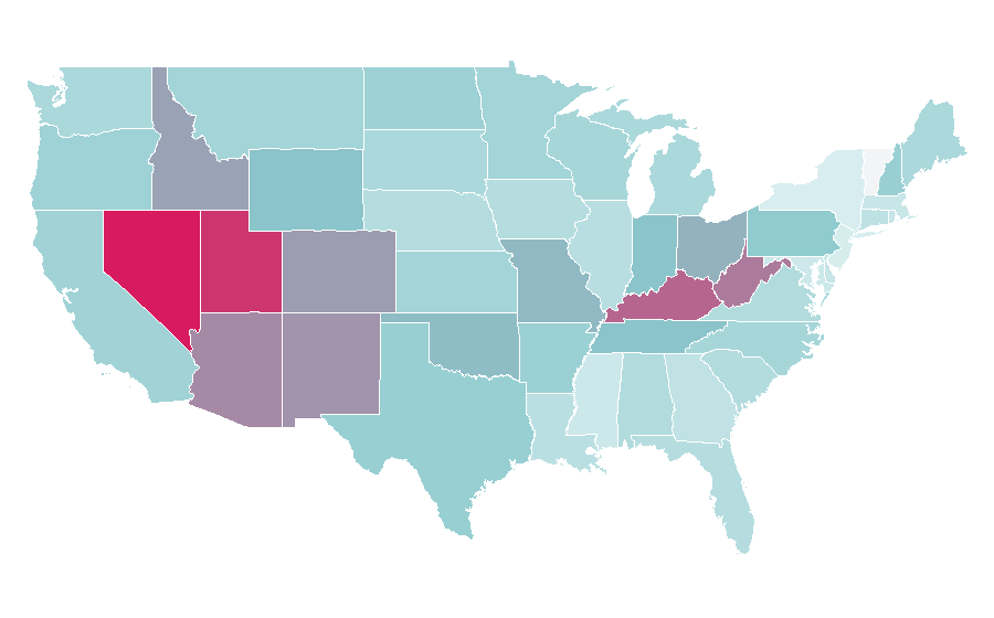 Affinity by region — Oliver Sykes, United States