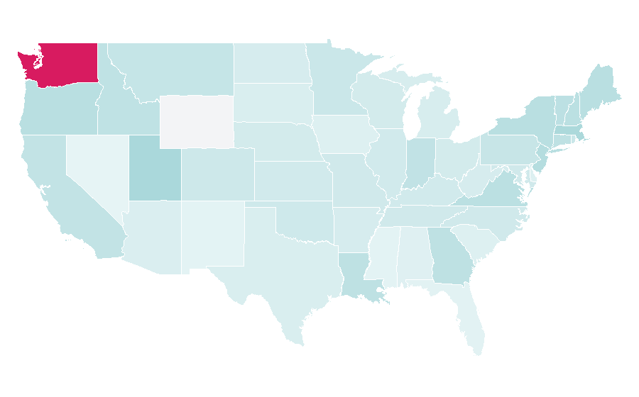 Affinity by region — Oliver Twist, United States