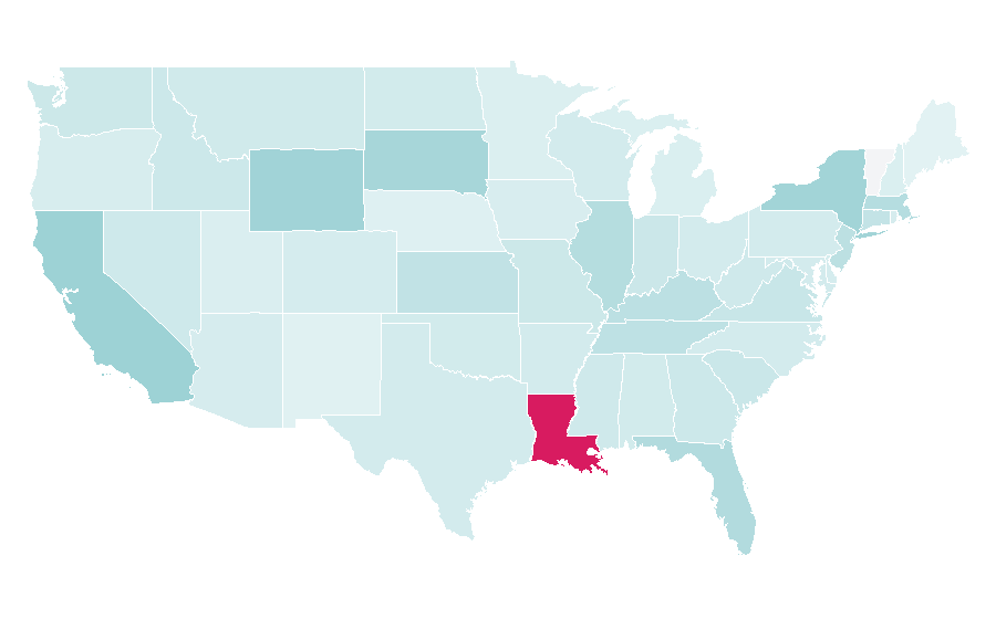 Affinity by region — OLX, United States