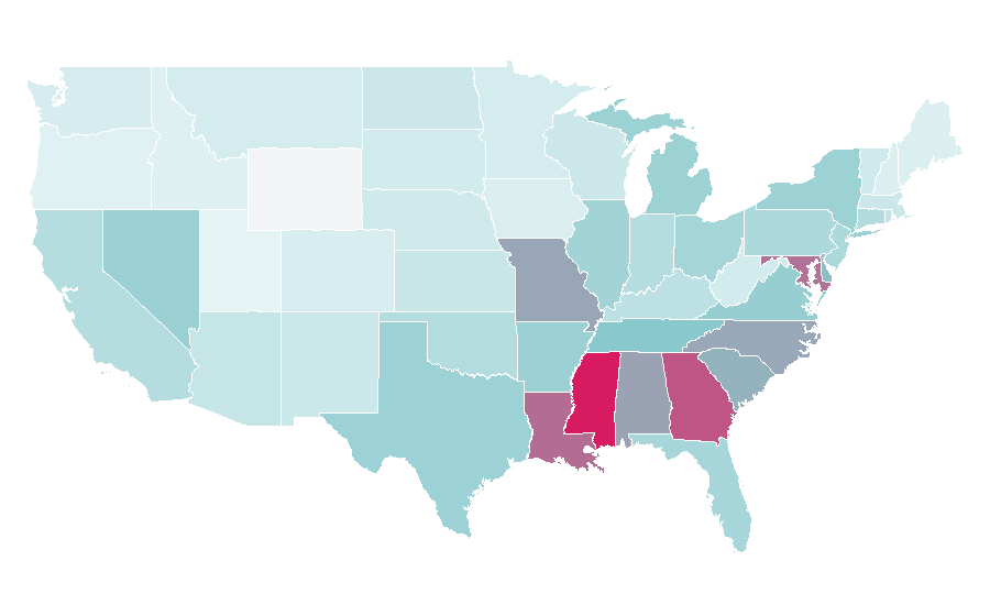 Affinity by region — Omarion, United States