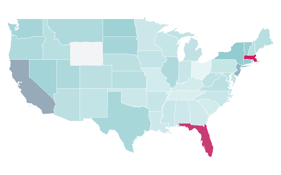 Affinity by region — Omelete, United States