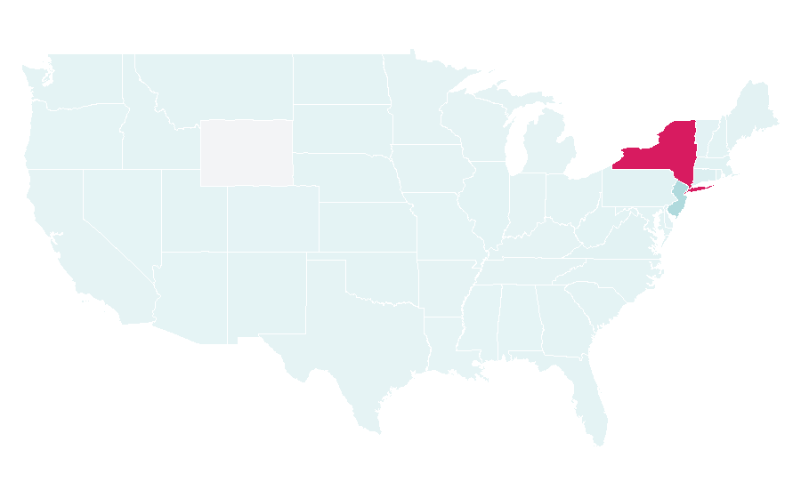 Affinity by region — One World Trade Center, United States