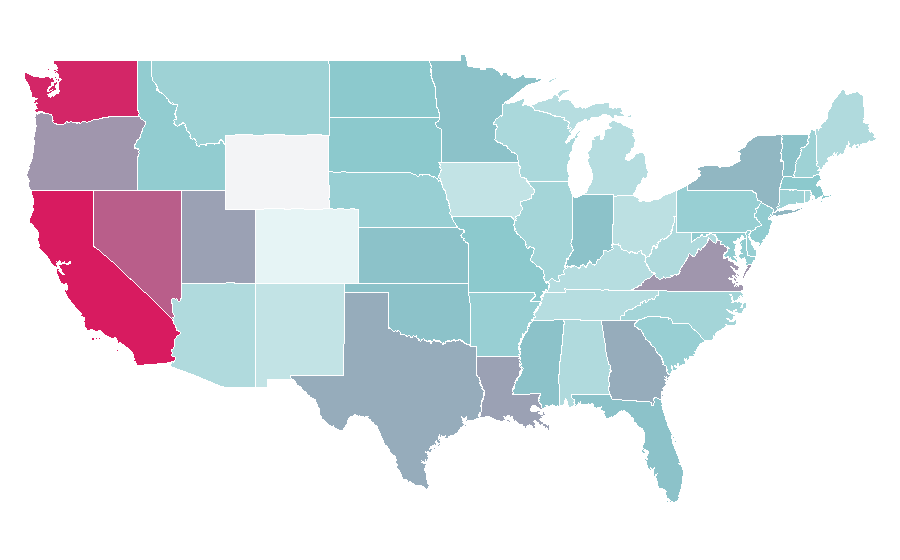 Affinity by region — Onion ring, United States