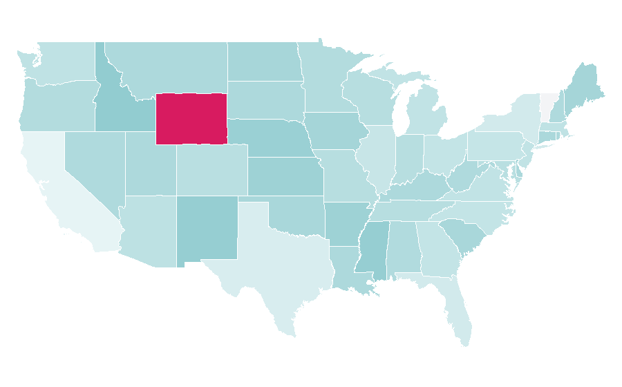 Affinity by region — ONLINE ENGLISH, United States