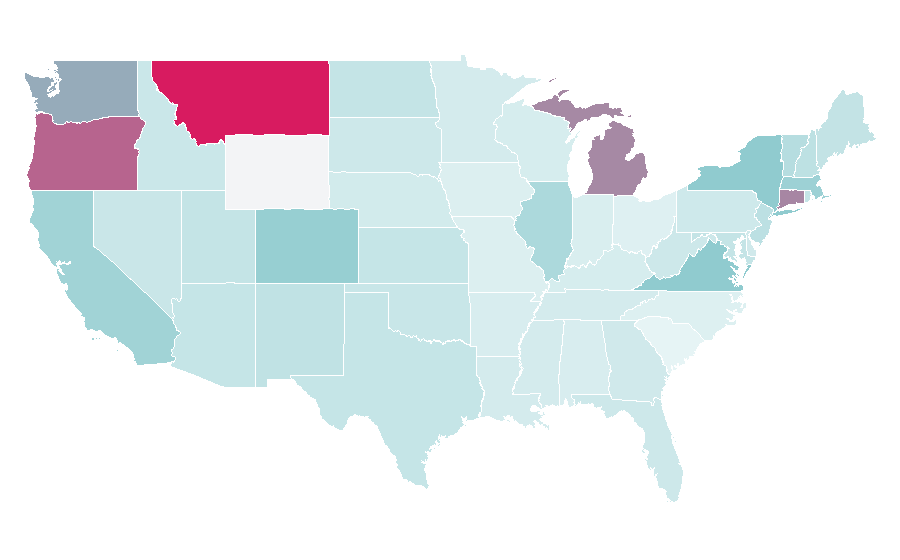 Affinity by region — Online Soccer Manager, United States