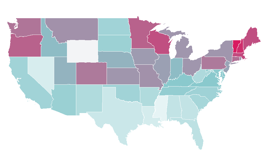 Affinity by region — Only Murders in the Building, United States